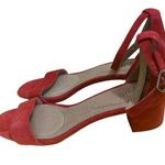 J.Jill Women's Leather Ankle Strap Block Heel Shoes Sandals Heels Size 7.5 Photo 3