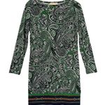 Michael Kors MICHAEL Paisley Mini Dress Sz Small Long Sleeve Boho Hippie Chic Photo 0