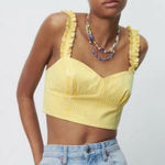 ZARA  Gingham Crop Top Photo 0