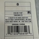 A New Day  button down tan Skirt size 8 w/huge front pockets Photo 9