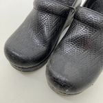 Dansko  Black Embossed Chevron Comfort Slip Resistant Nursing Clog 38 US 7.5 - 8 Photo 1