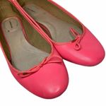 Lands' End  Women's 8.5B  Faux Leather Pink Flat Shoes Photo 1