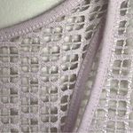 Xhilaration Women’s Tank Cover Up Dress Window Pane Netting Size Small Pink Photo 4