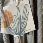 Blu Pepper  Women's Gray Ribbed Knit‎ Cardigan Long Sleeve Pockets Size M Photo 12