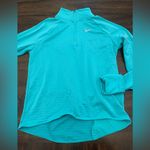Nike  Quarter Zip Top Women’s Medium Blue Running Long Sleeve Photo 0