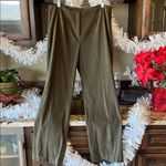 Elliott Lauren Pants Faux Suede Olive Green Slacks Womens 14 Chino Photo 11