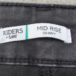 Riders By Lee  Mid-Riae Skinny Jeans | Washed Black Skinny Jeans Photo 3