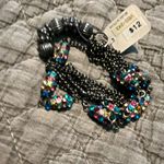 Cherry LA Black and Blue Multi-Strand Bracelet Brand New Bright ColorFul Casual Photo 0