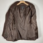 FUDA New York Brown Faux Suede Jacket Blazer Women's Medium Chocolate Academia Photo 5