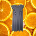 YATHOM Black Dress with Cute Front‎ Ruffle Size XL Photo 1