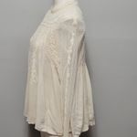Buckle Sixes & Sevens cream embroidered mesh blouse size xs Photo 5