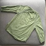 Sundance Green Lace Crinkle Blouse Top Medium Photo 3