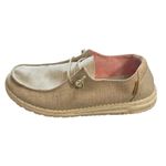 Hey Dude  Wendy Chambray White Nut Womens Shoes Size 8 Photo 4