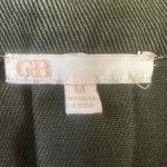 Gianni Bini  Army Green Button Cropped Jacket Pockets Sz M Indie Utility Cottage Photo 2