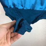 NWT 4SI3NNA Daniela satin teal bodysuit Blue Photo 7