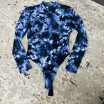 H:ours  blue tie dye Monroe bodysuit size XL Photo 1