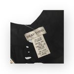 new Shay Todd ❃ Handkerchief Hem Crochet Beach Dress Swim Cover ❃ Black Ivory ❃ Size L Photo 4