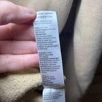 Topshop  Hoodie Quarter Zip Hooded Sweatshirt Tan Size 0-2 Photo 10