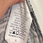 Floral Wide Flare Leg Black and White Women's Bohemian Leggings Photo 1