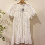 En Saison Adina Lace Mini Dress in White Size Small NWT Photo 1