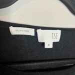 TSE  Italian Yarn black mixed media cashmere sweater Photo 3