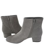 Charter Club Heather Gray Faux Suede Ankle Boots – Size 9.5M Photo 2