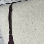 Free People  Intimately Small Crop Top Cami Tank Vetiver Bloom Burgundy Sequins Photo 6