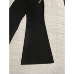 Karl Lagerfeld Wide Leg Pants Womens Size M Black Stretch Pull Up Dress Pant NWT Photo 3