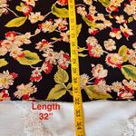 Dana Buchman  Floral Silk Skirt Women’s Sz‎ 14 Pencil Midi A Line Zip Lined Photo 11