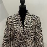 Covington Women's Black and White Patterned Jacket vintage looks like new large Photo 1