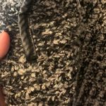 Sioni womens medium knit open front cardigan sweater black glitter sparkle leath Photo 5