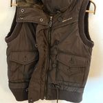 DKNY Active Women’s Vests Brown Faux Fur Warm Size S Photo 8