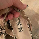 Topshop  ALASKA Snake Square Toe Shoes Sz 40 Photo 8