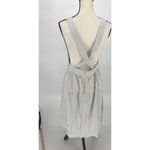 Lulus Women Apron Dress Size Small Black/White Stripe Crossback‎ Open back Size M Photo 9