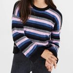 Madewell  Cardiff Striped Crewneck Sweater in Coziest Yarn xxs Photo 1