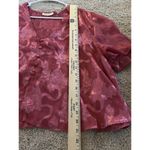 Victoria's Secret Victoria’s Secret Vintage Sheer Pink Floral Lingerie Button Up Top Size Large Photo 7