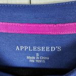 Appleseeds Casual Dress Short Sleeve With Pockets Size S Blue Photo 2