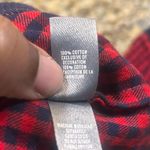 Aerie  Red Black Buffalo Plaid Sweatshirt Womens Medium Cozy Lounge Top Pajamas Photo 2