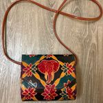 Vintage Leather Mini Purse Mediterranean Trading Company Pompano Beach, Florida Red Photo 0