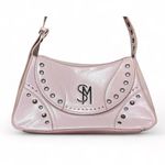 Steve Madden  Shoulder Bag Y2K Light Pink Studded Top Handle Handbag Purse Photo 1