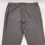 Topshop Gray Slacks Women Size 12 Pants Trousers Straight Leg Zip-Up Interview Photo 8