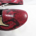 NWT Mossimo Burgundy & Black Snakeskin Loafer Flats Women's Size 8 1/2 Red Photo 6