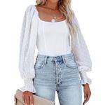 Prómesa Promesa ribbed Swiss dot bodysuit S Photo 6