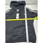 Adidas NEW!  Black/White Womens Essentials 3-Stripe Hoodie new with tags. Size L Photo 4