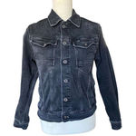 G-star Raw Women's Black Denim Jacket Size S Button-Up Casual Fashion Photo 0