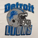 NFL Detroit Lions white oversized T-Shirt in Size XL Photo 1
