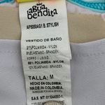 Agua Bendita Bikini Bandeau Star Print Orange Size M Photo 5