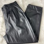 Pistola x Revolve Kellin Faux Leather Trousers Black Pants Size 30 Photo 3