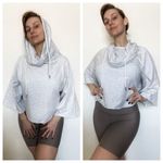 Namastetics Hoodie Athleisure NEW Activewear Pullover Lounge XL Grey Crop Photo 1