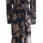 EXPRESS  Floral Faux Wrap Dress Photo 0